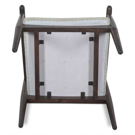 Bijou 22" Upholstered Dining Chair in Dark Sienna from Home Trends & Design - Luna Furniture