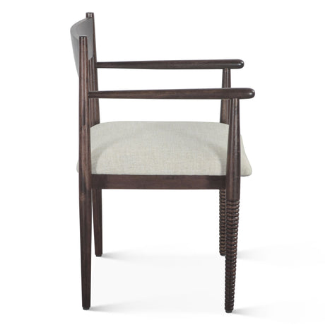 Bijou 22" Upholstered Dining Chair in Dark Sienna from Home Trends & Design - Luna Furniture