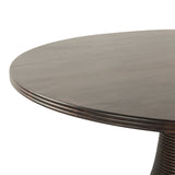 Bijou 54" Round Dining Table in Dark Sienna from Home Trends & Design - Luna Furniture