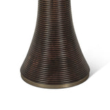 Bijou 54" Round Dining Table in Dark Sienna from Home Trends & Design - Luna Furniture