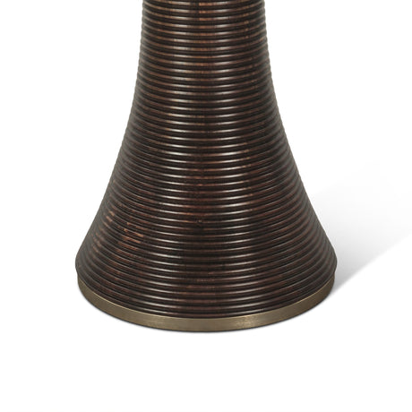 Bijou 54" Round Dining Table in Dark Sienna from Home Trends & Design - Luna Furniture