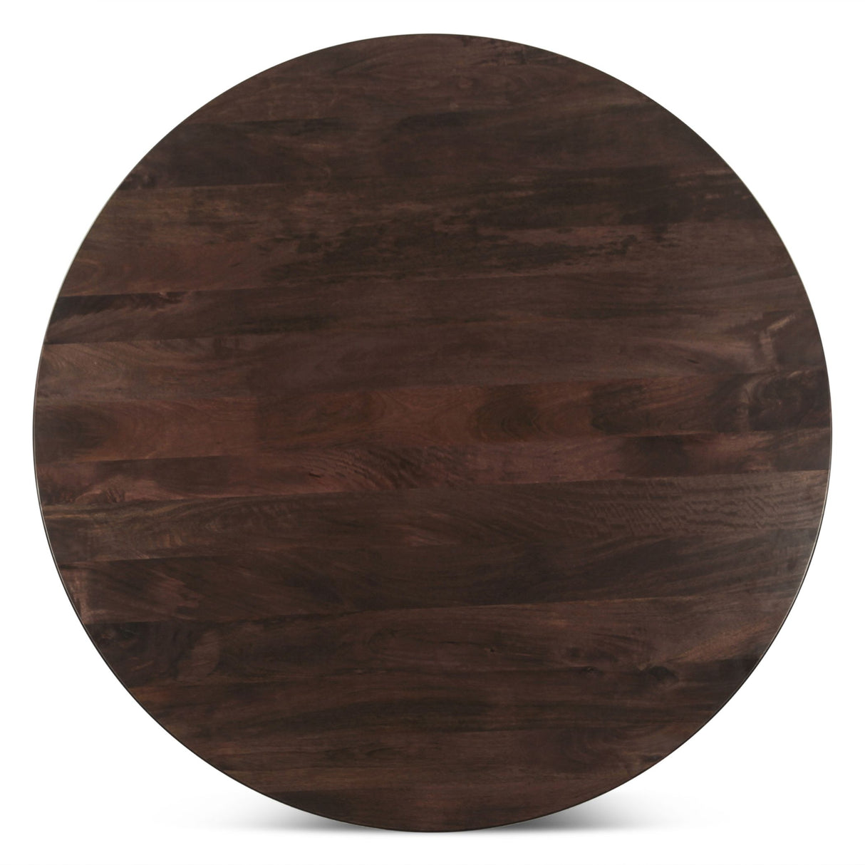 Bijou 54" Round Dining Table in Dark Sienna from Home Trends & Design - Luna Furniture