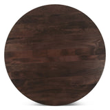 Bijou 54" Round Dining Table in Dark Sienna from Home Trends & Design - Luna Furniture