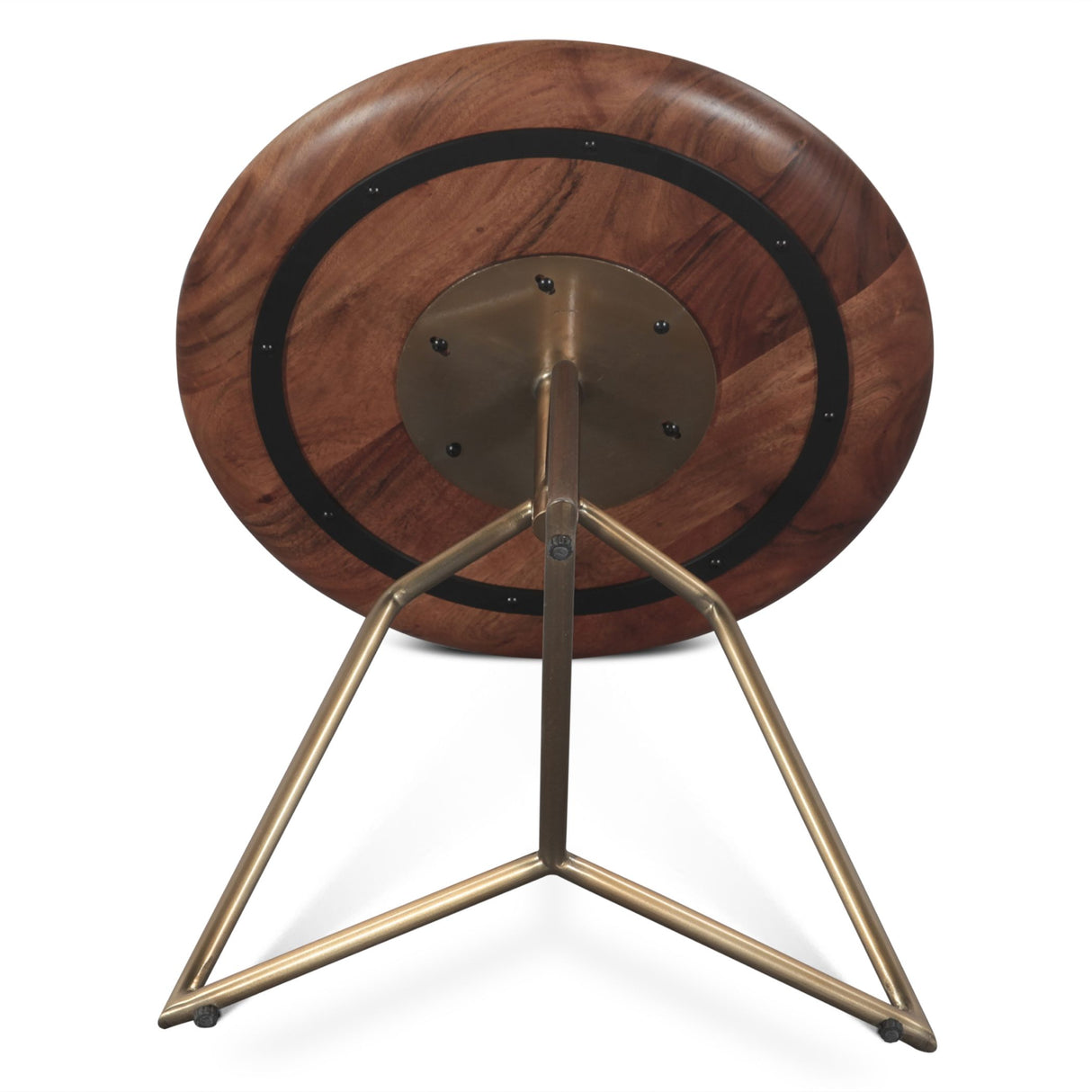 Bijou 19" Side Table in Walnut from Home Trends & Design - Luna Furniture