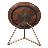 Bijou 19" Side Table in Walnut from Home Trends & Design - Luna Furniture