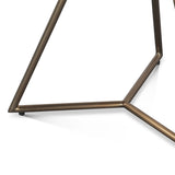 Bijou 19" Side Table in Walnut from Home Trends & Design - Luna Furniture