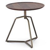 Bijou 19" Side Table in Walnut from Home Trends & Design - Luna Furniture