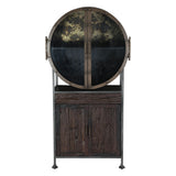Bowery 74" Tall Round Bar Cabinet from Home Trends & Design - Luna Furniture