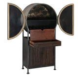 Bowery 74" Tall Round Bar Cabinet from Home Trends & Design - Luna Furniture