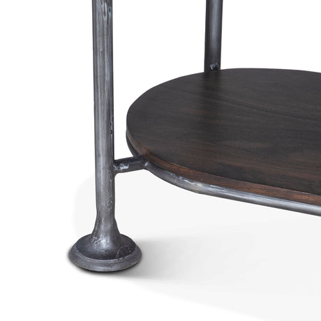 Bowery 34" Tall Oval Bar Cabinet from Home Trends & Design - Luna Furniture