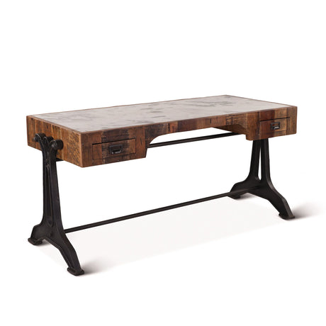 Bowery 63" Marble Office Desk from Home Trends & Design - Luna Furniture