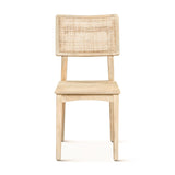 Casablanca 18" Dining Chair in Natural White, Set of 2 from Home Trends & Design - Luna Furniture
