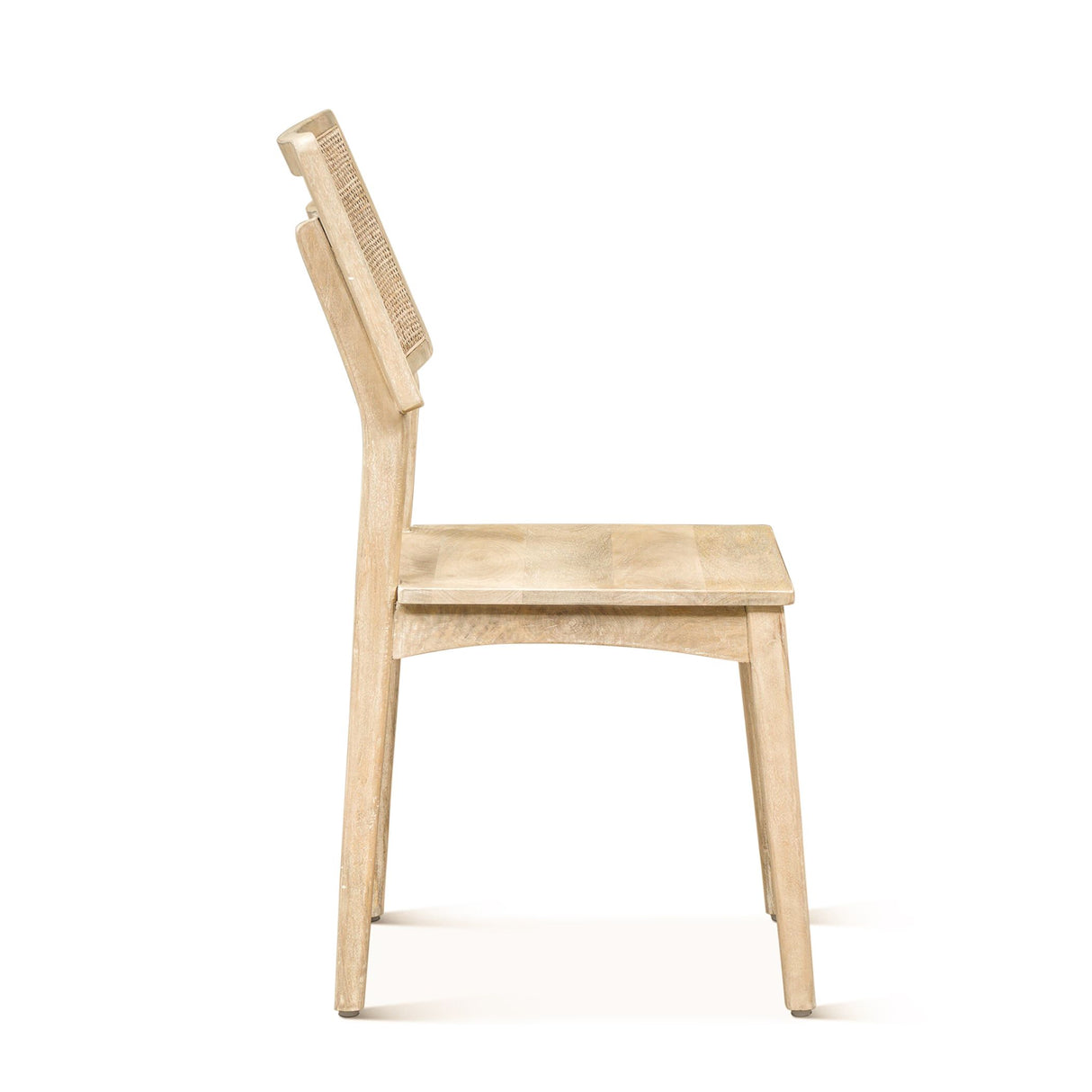 Casablanca 18" Dining Chair in Natural White, Set of 2 from Home Trends & Design - Luna Furniture