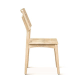 Casablanca 18" Dining Chair in Natural White, Set of 2 from Home Trends & Design - Luna Furniture