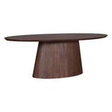 Casablanca 86" Oval Dining Table in Toffee Nut from Home Trends & Design - Luna Furniture