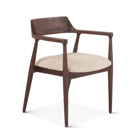 Cambridge 23" Upholstered Dining Chair in Walnut from Home Trends & Design - Luna Furniture