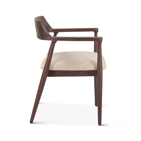 Cambridge 23" Upholstered Dining Chair in Walnut from Home Trends & Design - Luna Furniture