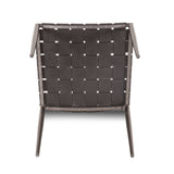 Copenhagen 18" Dining Chair in Black Buffalo Leather and Iron, Set of 2 from Home Trends & Design - Luna Furniture