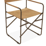 Copenhagen 19" Director's Chair in Sand Suede from Home Trends & Design - Luna Furniture