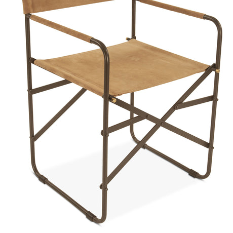 Copenhagen 19" Director's Chair in Sand Suede from Home Trends & Design - Luna Furniture