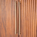 Cosmopolitan 39" Bar Cabinet in Honey Brown from Home Trends & Design - Luna Furniture