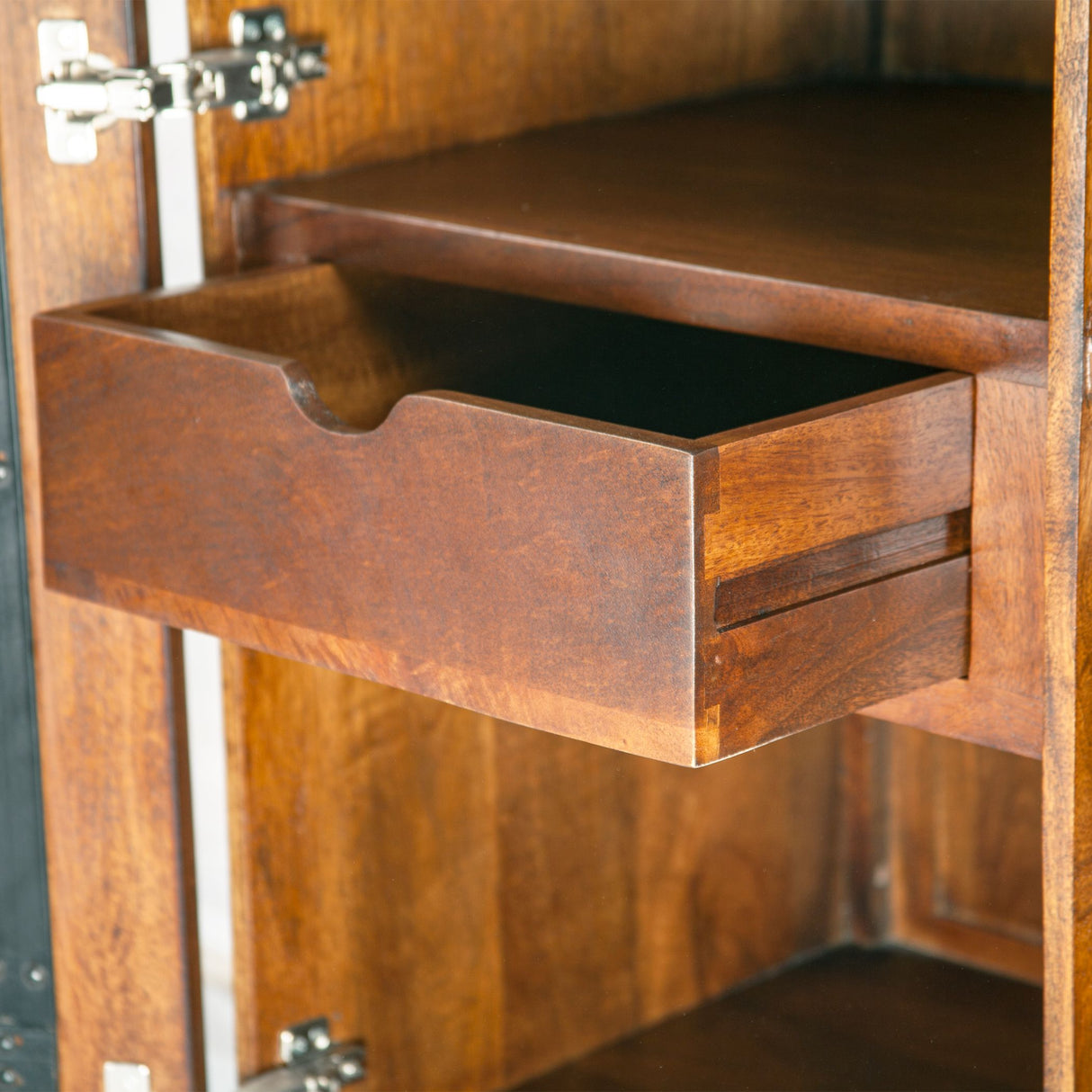 Cosmopolitan 39" Bar Cabinet in Honey Brown from Home Trends & Design - Luna Furniture
