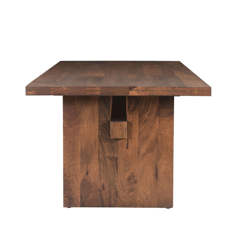 Cosmopolitan 82" Dining Table in Honey Brown from Home Trends & Design - Luna Furniture
