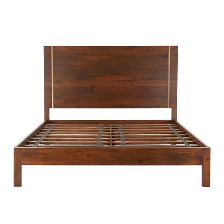 Cosmopolitan King Bed in Honey Brown from Home Trends & Design - Luna Furniture