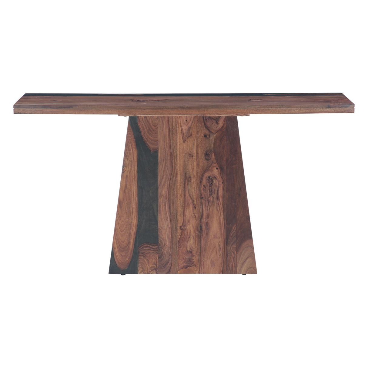 Calypso 57" Console Table in Burnt Sheesham from Home Trends & Design - Luna Furniture