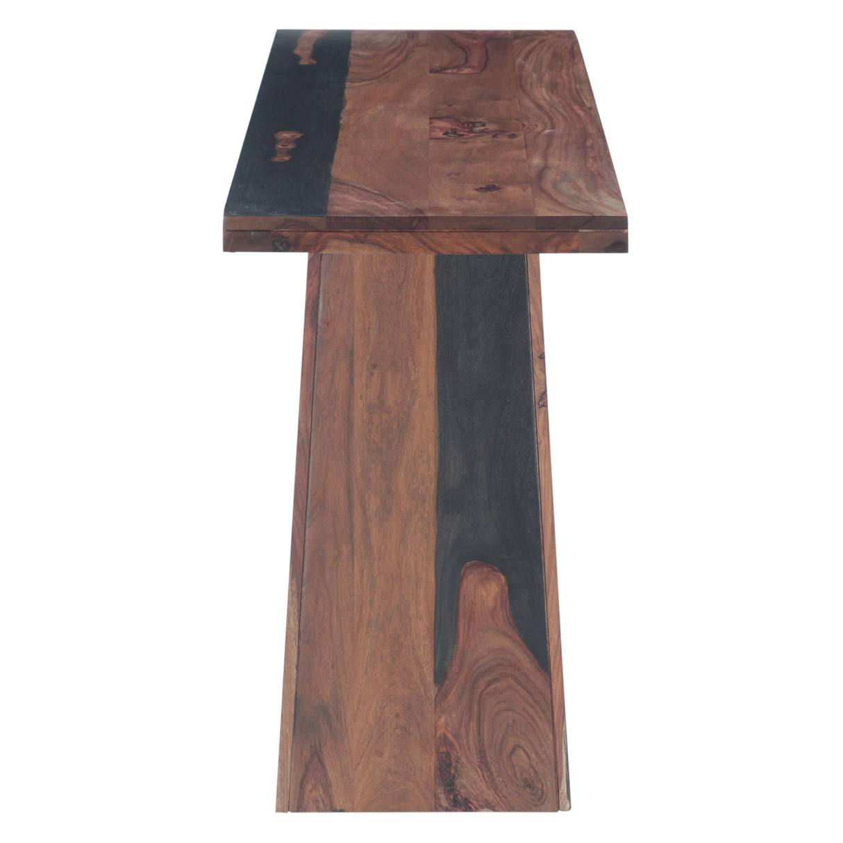 Calypso 57" Console Table in Burnt Sheesham from Home Trends & Design - Luna Furniture