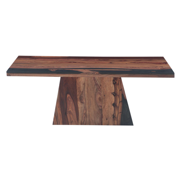 Calypso 51" Coffee Table in Burnt Sheesham