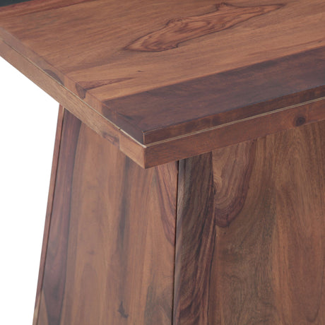 Calypso 51" Coffee Table in Burnt Sheesham from Home Trends & Design - Luna Furniture