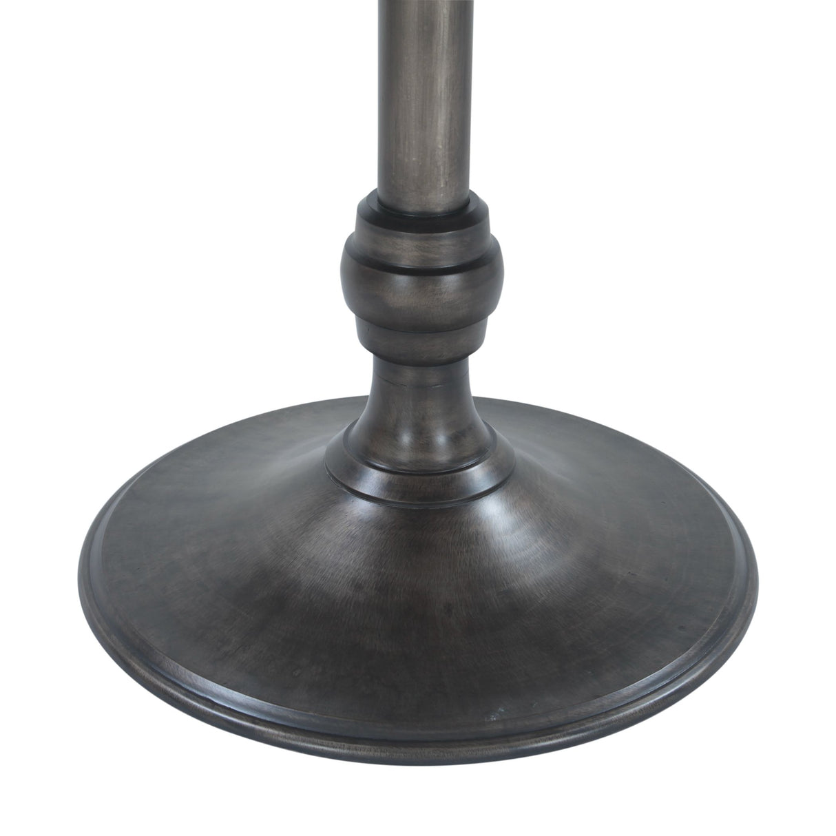 Dauphine 50" Round Dining Table in Dark Emperador Marble with Aged Brass Base from Home Trends & Design - Luna Furniture