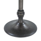 Dauphine 50" Round Dining Table in Dark Emperador Marble with Aged Brass Base from Home Trends & Design - Luna Furniture