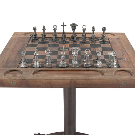 Eiffel 30" Chess Bistro Table from Home Trends & Design - Luna Furniture