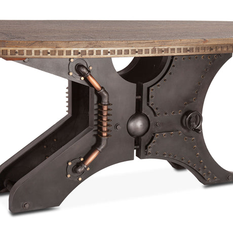 Eiffel 94" Oval Dining Table from Home Trends & Design - Luna Furniture