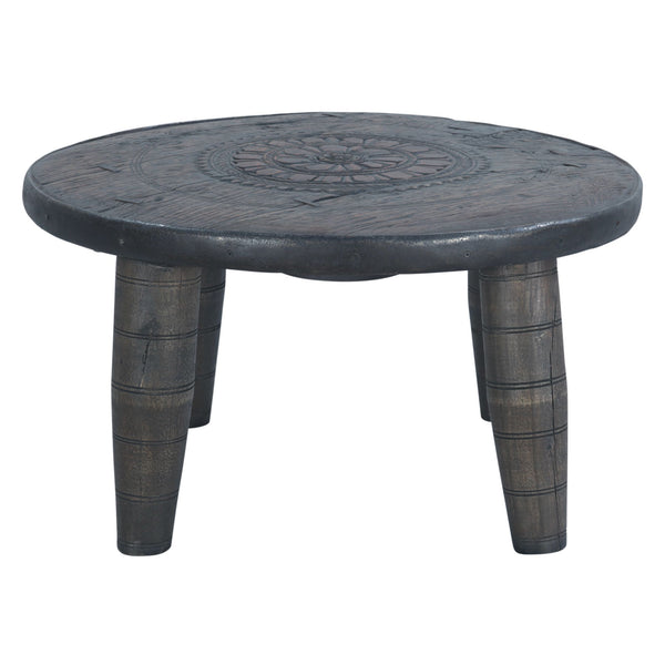 Eiffel 35" Round Wheel Coffee Table