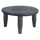 Eiffel 35" Round Wheel Coffee Table from Home Trends & Design - Luna Furniture