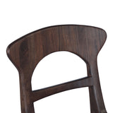 Ellispe 18" Dining Chair in Glossy Driftwood, Set of 2 from Home Trends & Design - Luna Furniture