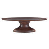 Ellipse 102" Oval Dining Table in Glossy Driftwood from Home Trends & Design - Luna Furniture