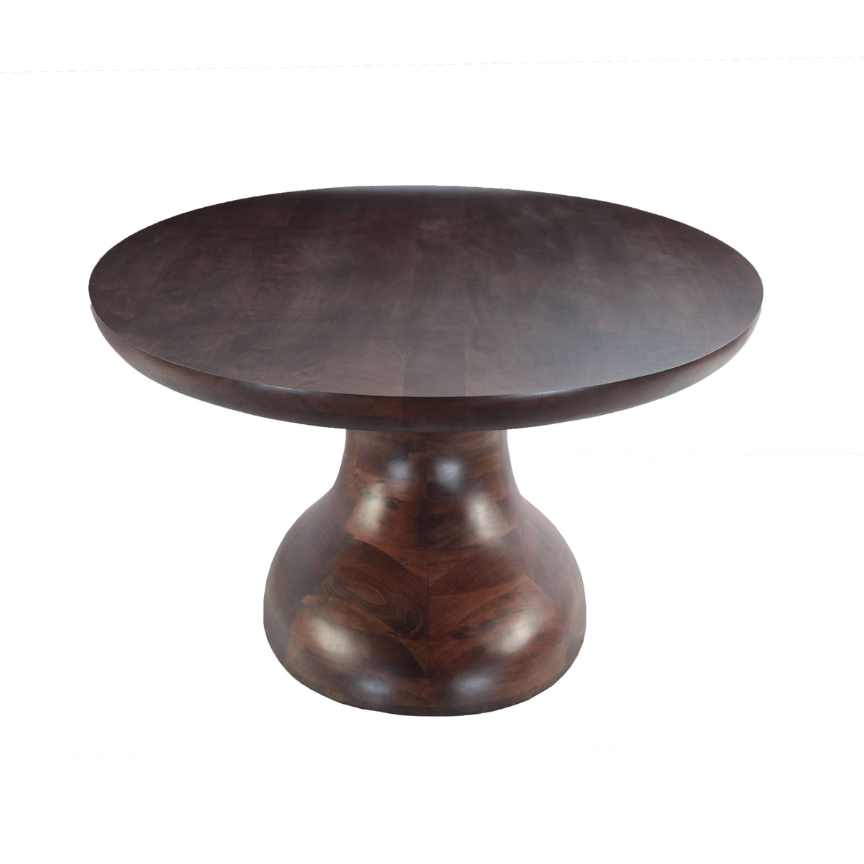 Ellipse 102" Oval Dining Table in Glossy Driftwood from Home Trends & Design - Luna Furniture