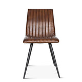 Essex Chelsea 19" Dining Chair in Hand Washed Chestnut, Set of 2 from Home Trends & Design - Luna Furniture