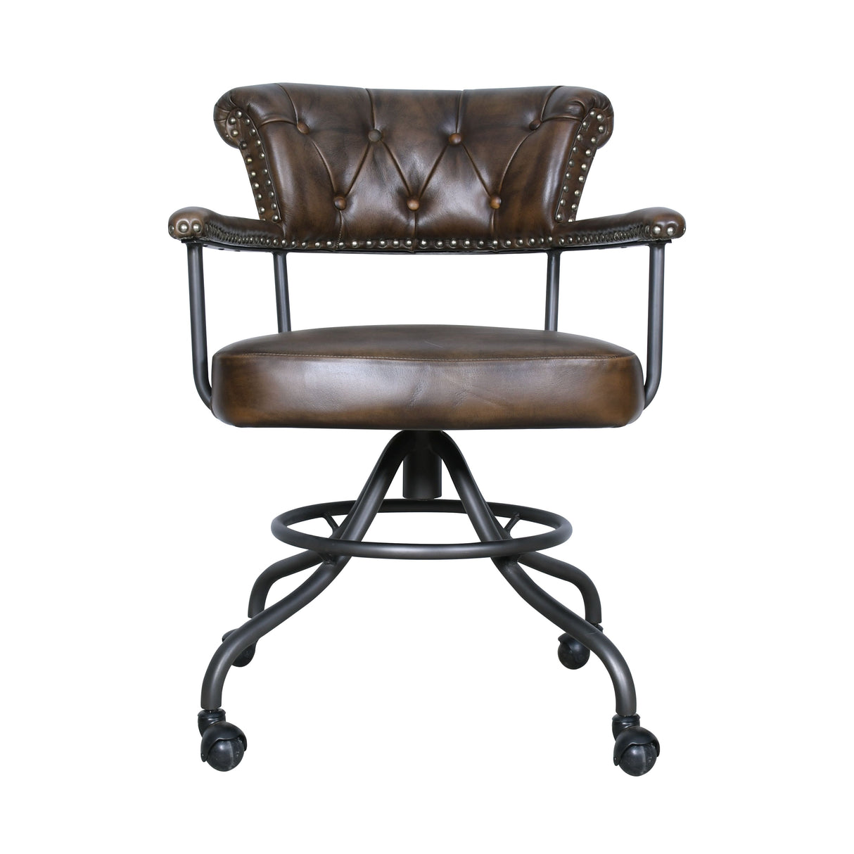Essex Chesterfield 24" Office Chair in Antique Whiskey from Home Trends & Design - Luna Furniture