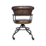 Essex Chesterfield 24" Office Chair in Antique Whiskey from Home Trends & Design - Luna Furniture
