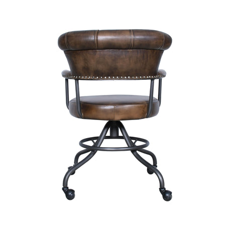 Essex Chesterfield 24" Office Chair in Antique Whiskey from Home Trends & Design - Luna Furniture