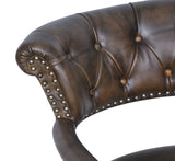 Essex Chesterfield 24" Office Chair in Antique Whiskey from Home Trends & Design - Luna Furniture