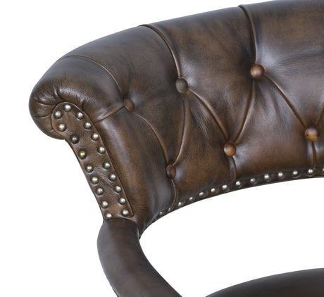Essex Chesterfield 24" Office Chair in Antique Whiskey from Home Trends & Design - Luna Furniture