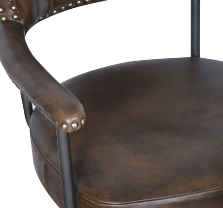 Essex Chesterfield 24" Office Chair in Antique Whiskey from Home Trends & Design - Luna Furniture