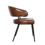 Essex Dover 23" Armchair in Hand Washed Chestnut, Set of 2 from Home Trends & Design - Luna Furniture