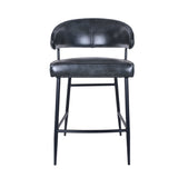 Essex Dover 22" Counter Chair in Weathered Black from Home Trends & Design - Luna Furniture